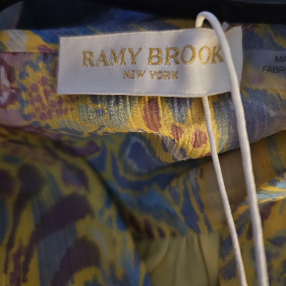 Ramy Brook Evie Peasant Blouse - Picture 5 of 8